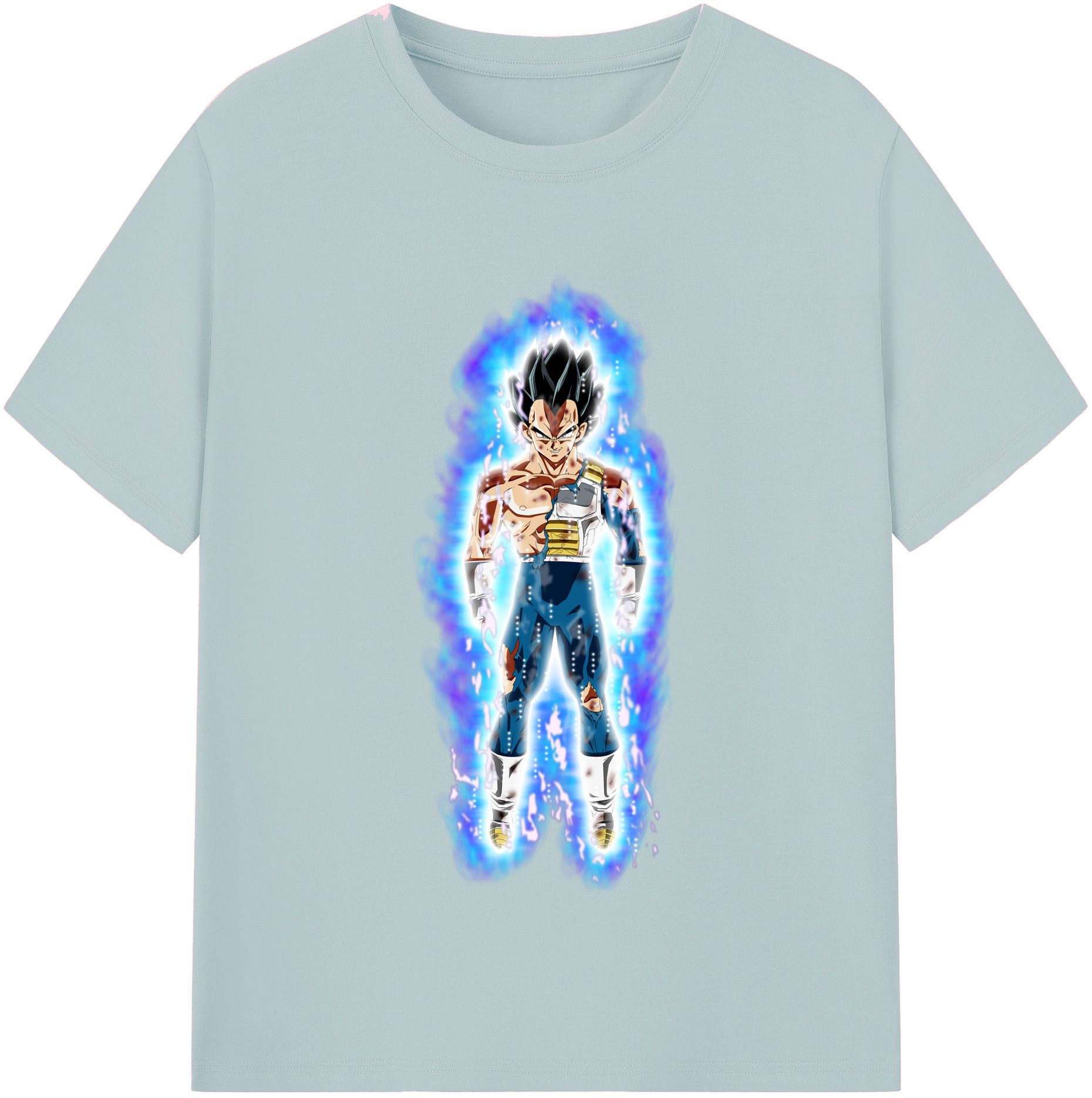 （画像用） ドラゴンボール ベジータ四世（Bejīta Yonsei）DRAGON BALL Vegeta IV 綿100％半袖Tシャツ（フロントプリント）